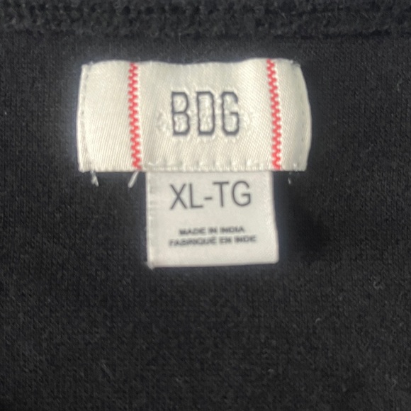 BDG Knit Button Down Tank Top Black Size XL - Picture 5 of 5